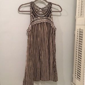 Black and white dress with front detail